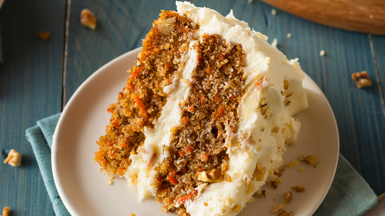 Carrot cake au sirop de yacon