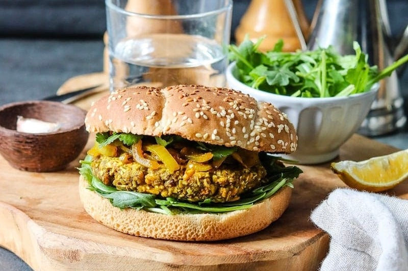 Burger indien végétarien IG bas