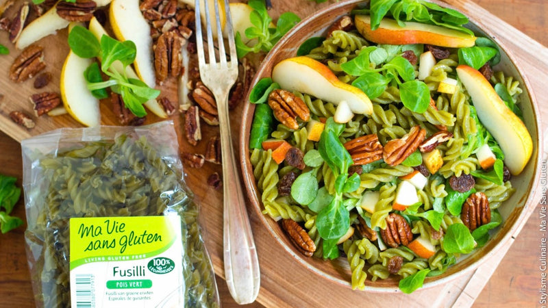 Salade de fusilli pois vert