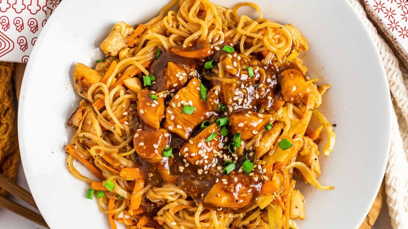 Noodles teriyaki