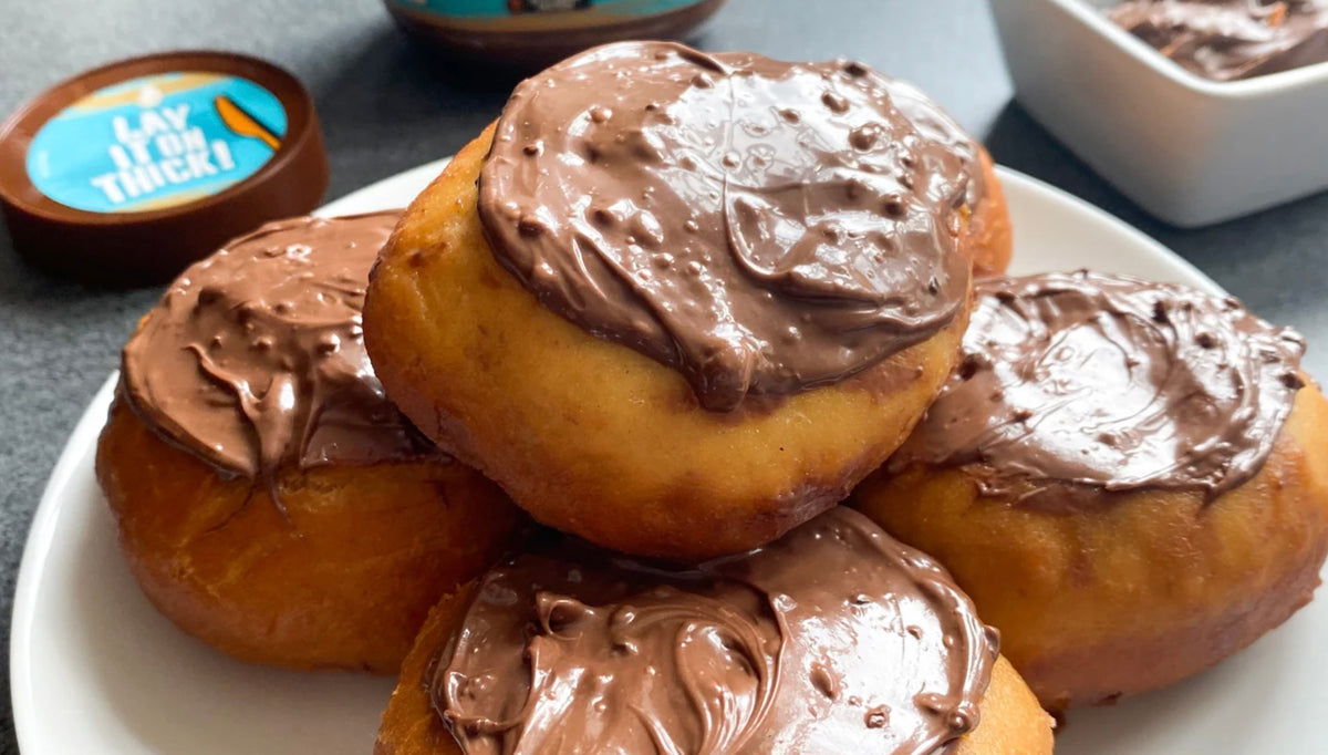 Beignets à la pâte à tartiner