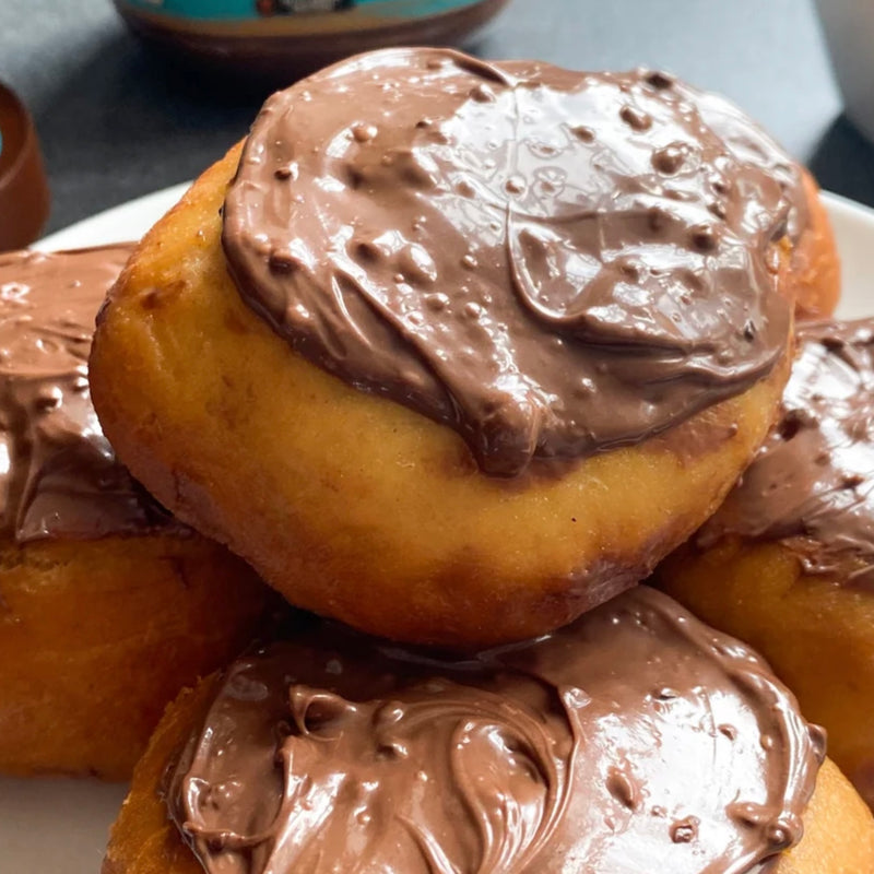 Beignets à la pâte à tartiner