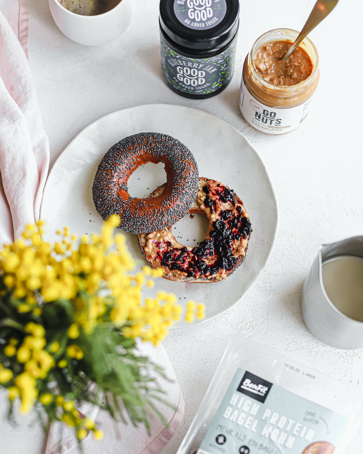 Bagel à la confiture