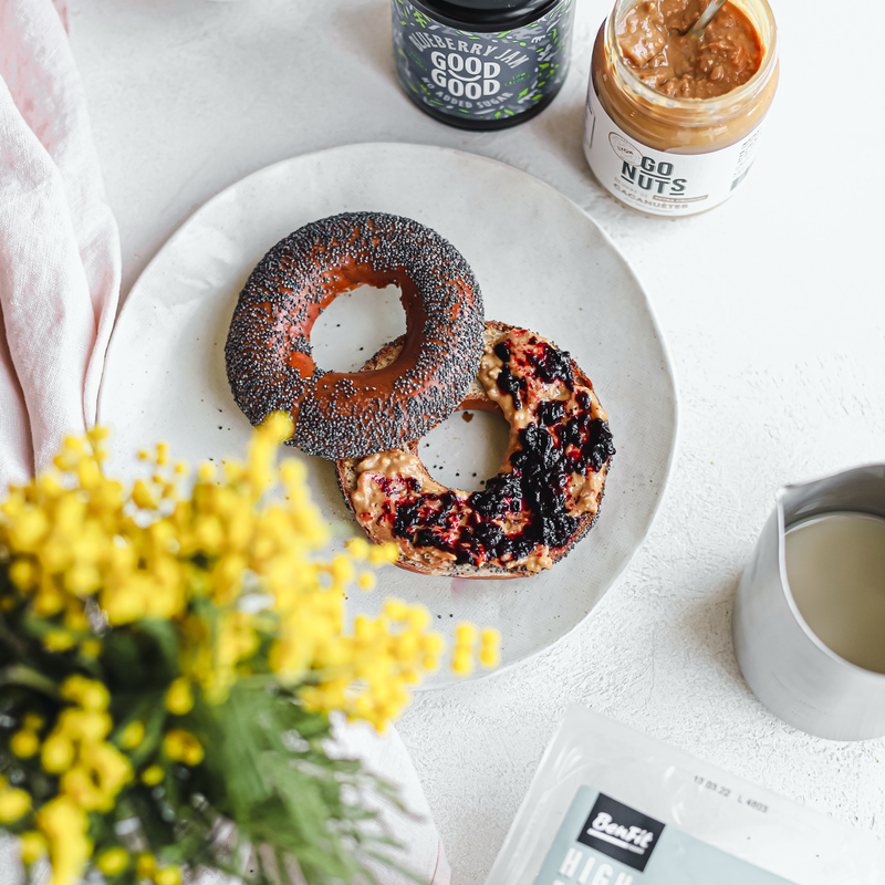 Bagel à la confiture