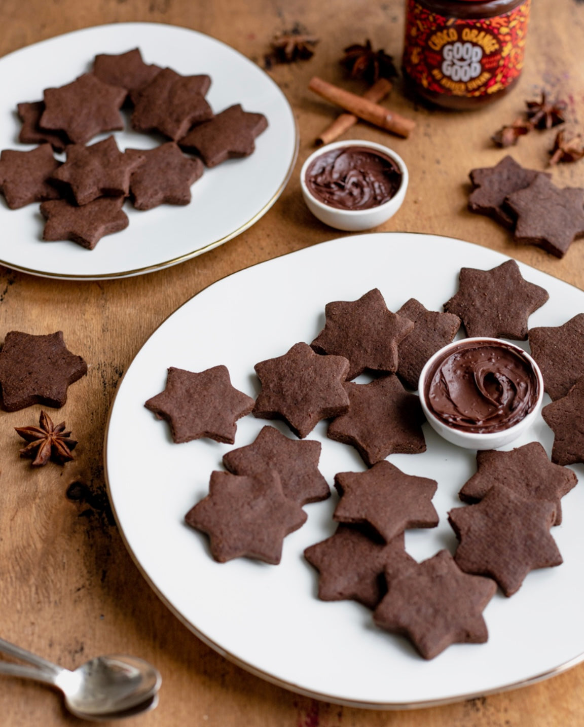 Sablés de Noël au chocolat