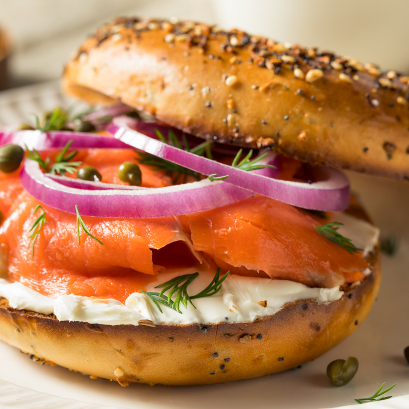 Bagel saumon et cream cheese