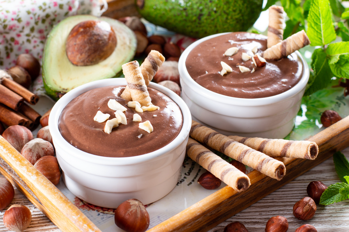 Mousse avocat chocolat