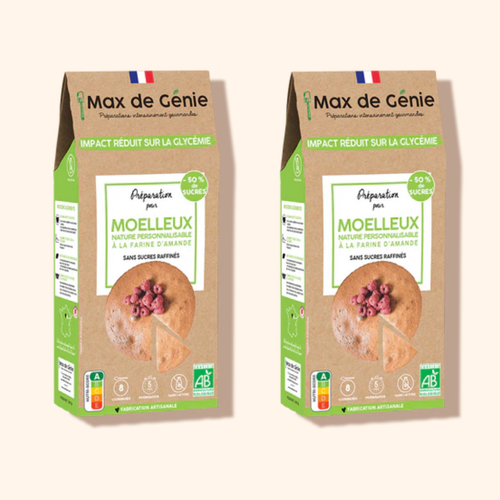 2 x Préparation moelleux amandes IG Bas