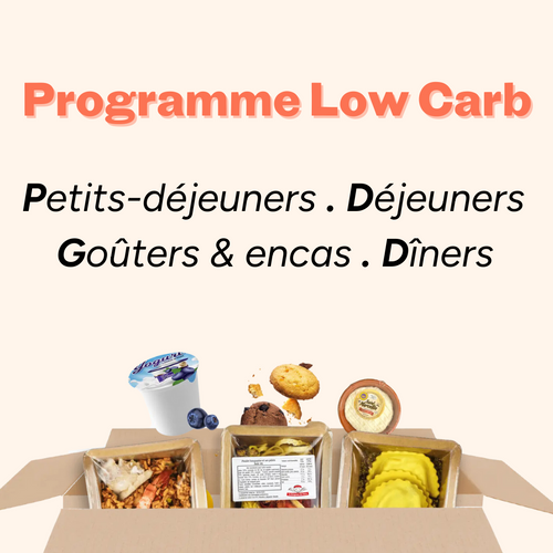 Formule Low Carb 12 plats avec petit-déjeuner & collations