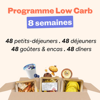 Formule Low Carb 12 plats avec petit-déjeuner & collations