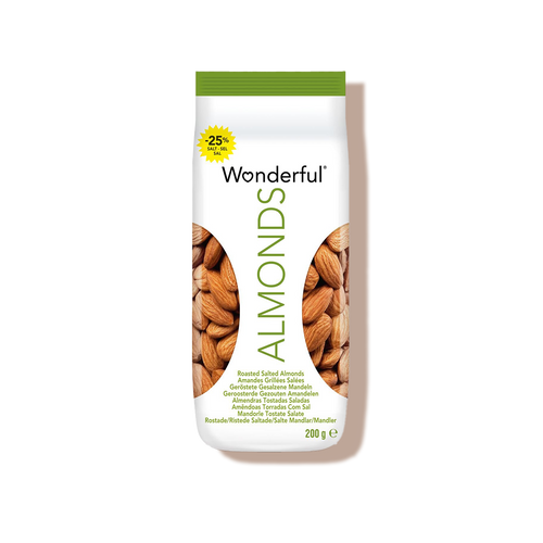 Sachet d'amandes grillées