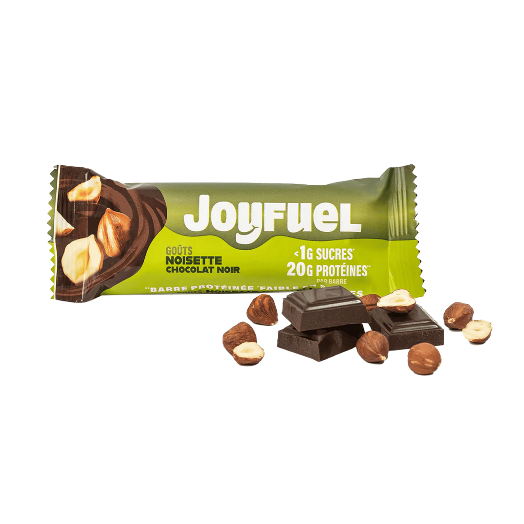 Barres chocolat noir et noisettes  Joyfuel