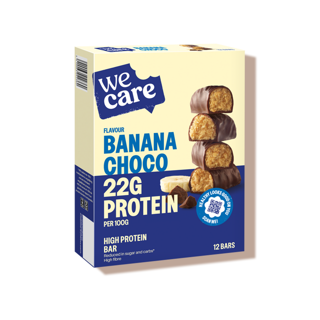 Barres protéinées choco banane 372g We care