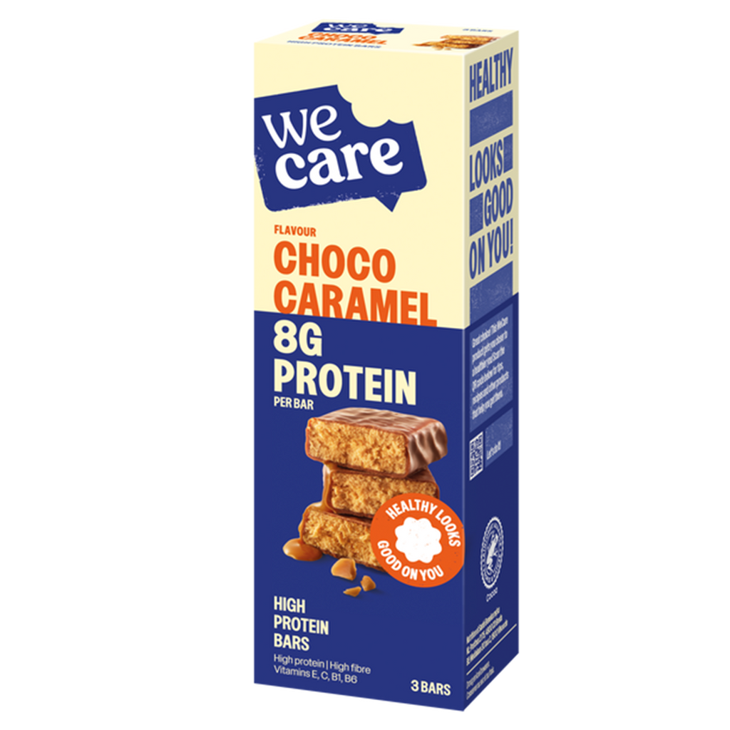 Barres protéinées choco caramel we care