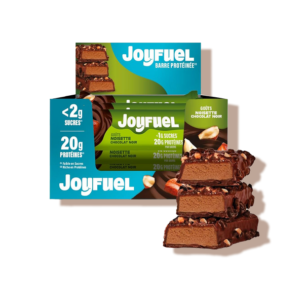 Boîte Barres chocolat noir et noisettes  Joyfuel