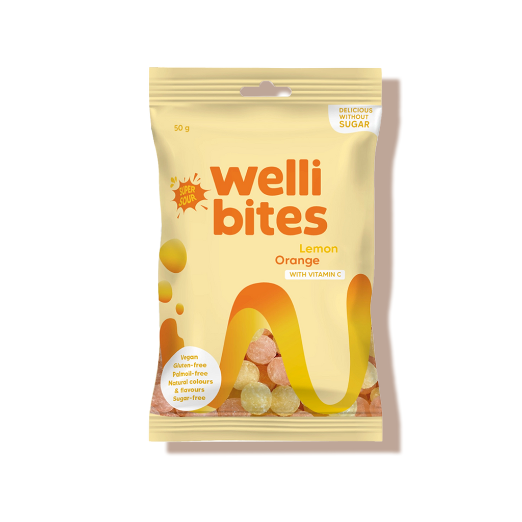 Bonbons citron et orange 70g Wellibites