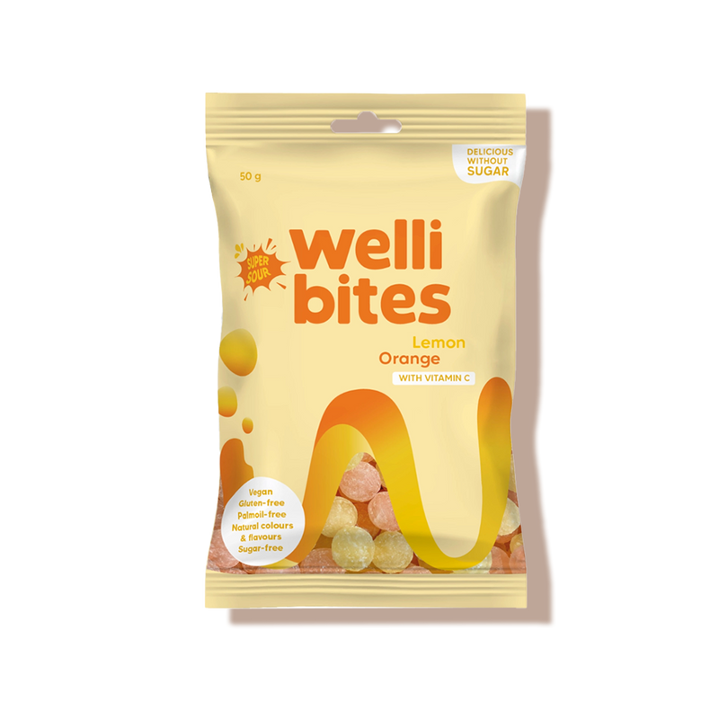 Bonbons citron et orange 70g Wellibites