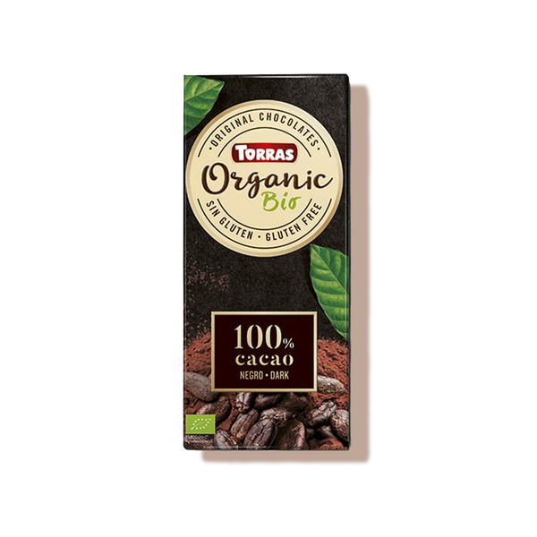 Chocolat noir 100% cacao 100g Torras