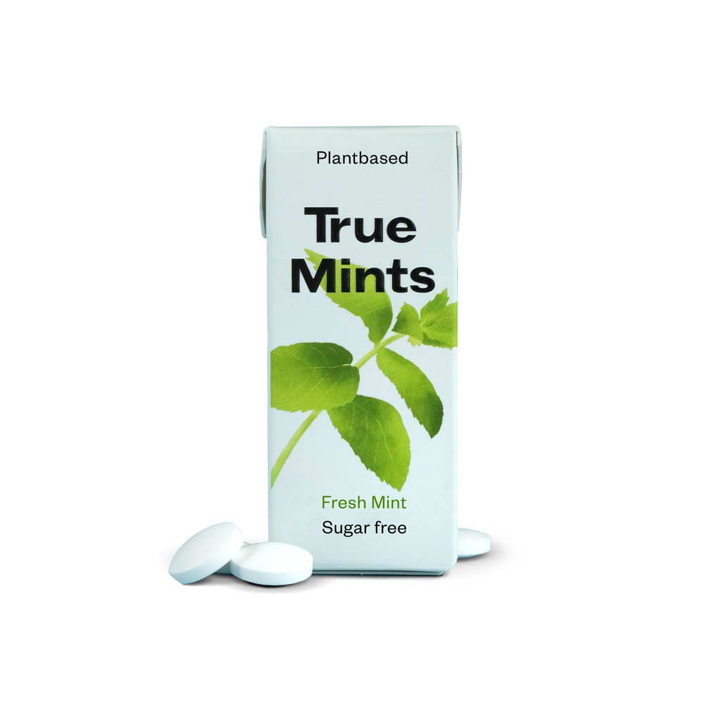 Paquet individuel pastilles menthe fraîche True Gum