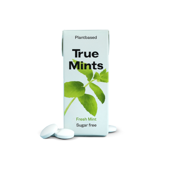 Paquet individuel pastilles menthe fraîche True Gum