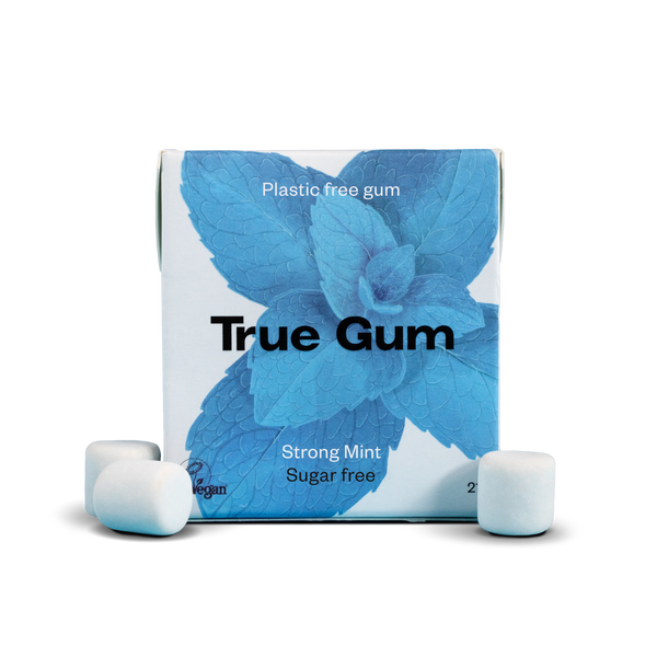 Paquet individuel chewing-gum menthe forte True Gum