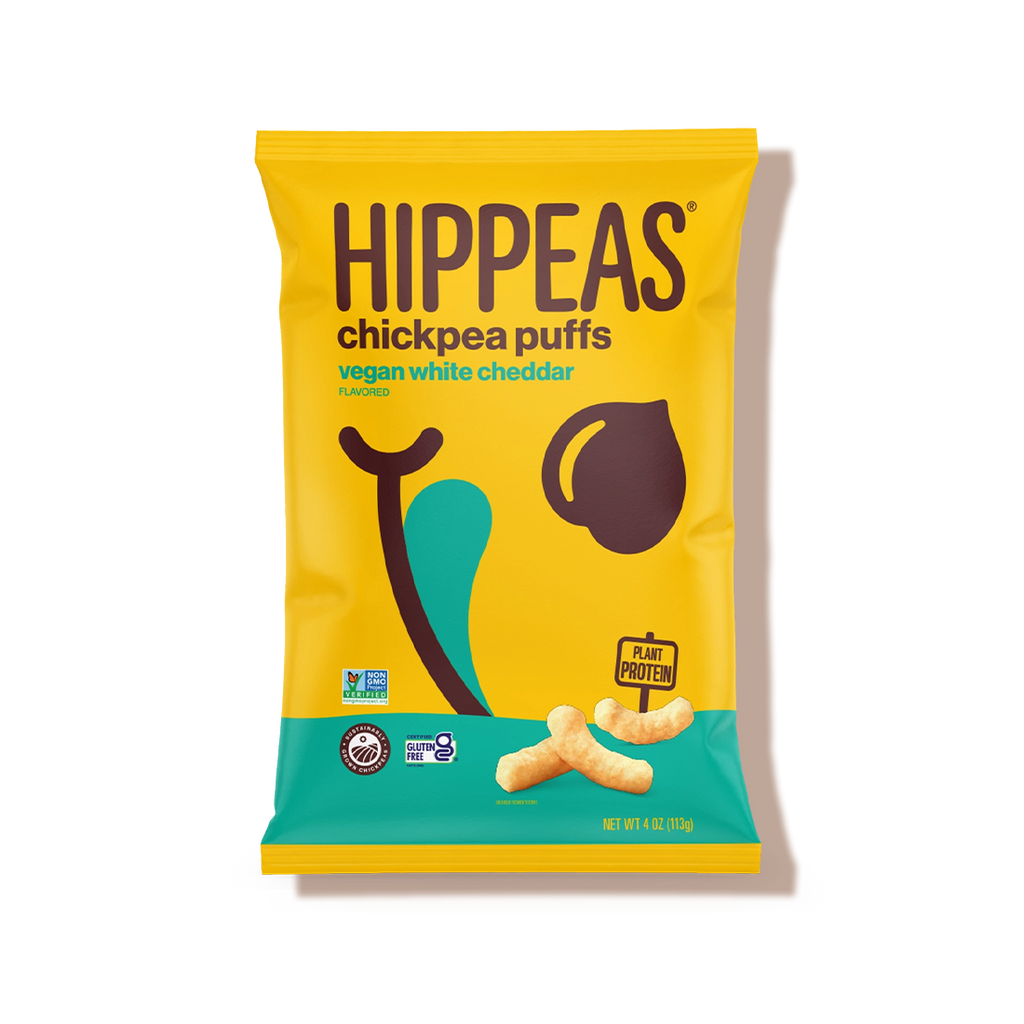 Snack apéritif aux pois chiches White Cheddar 112g hippeas