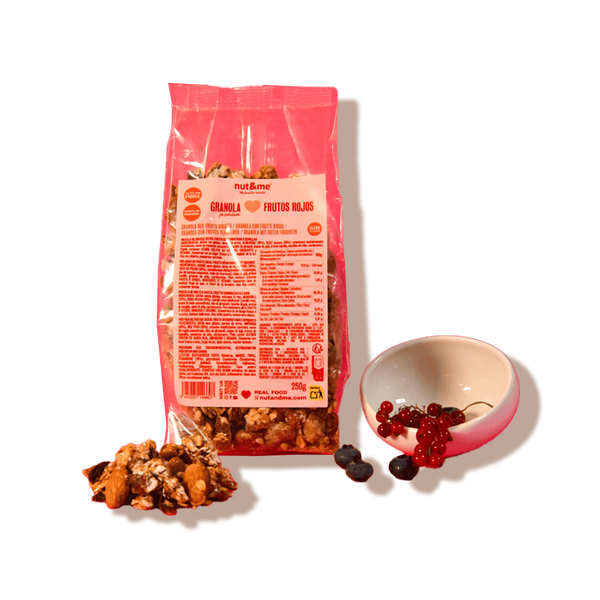 sachet de granola fruits rouges