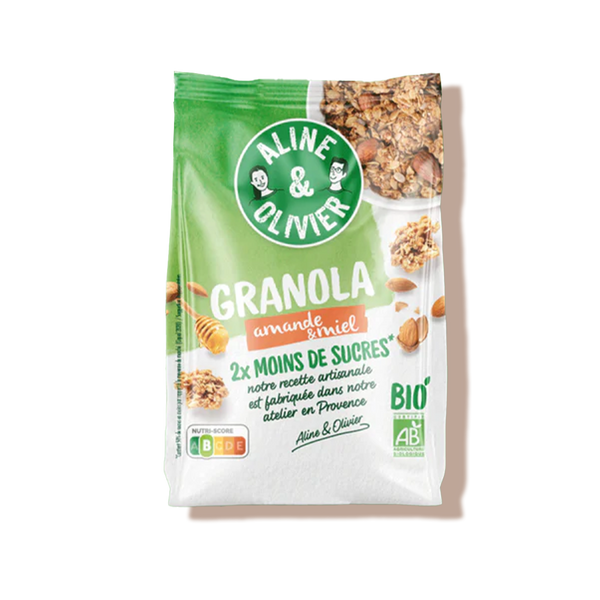 Granola amandes & miel - Aline & Olivier