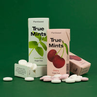 Contexte pastilles menthe fraîche True Gum