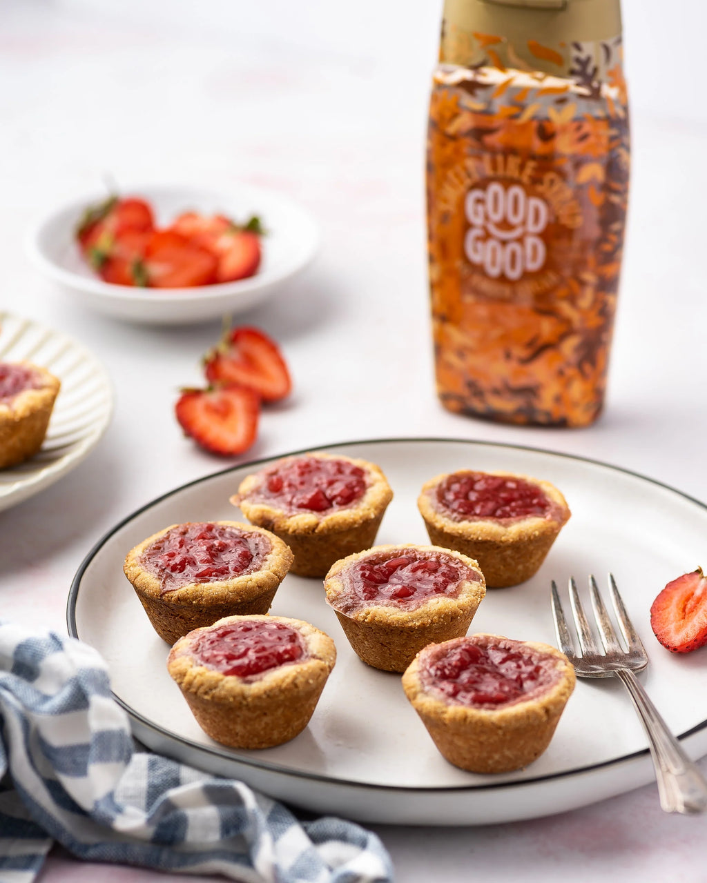 gâteau au sirop d'érable à la fraise