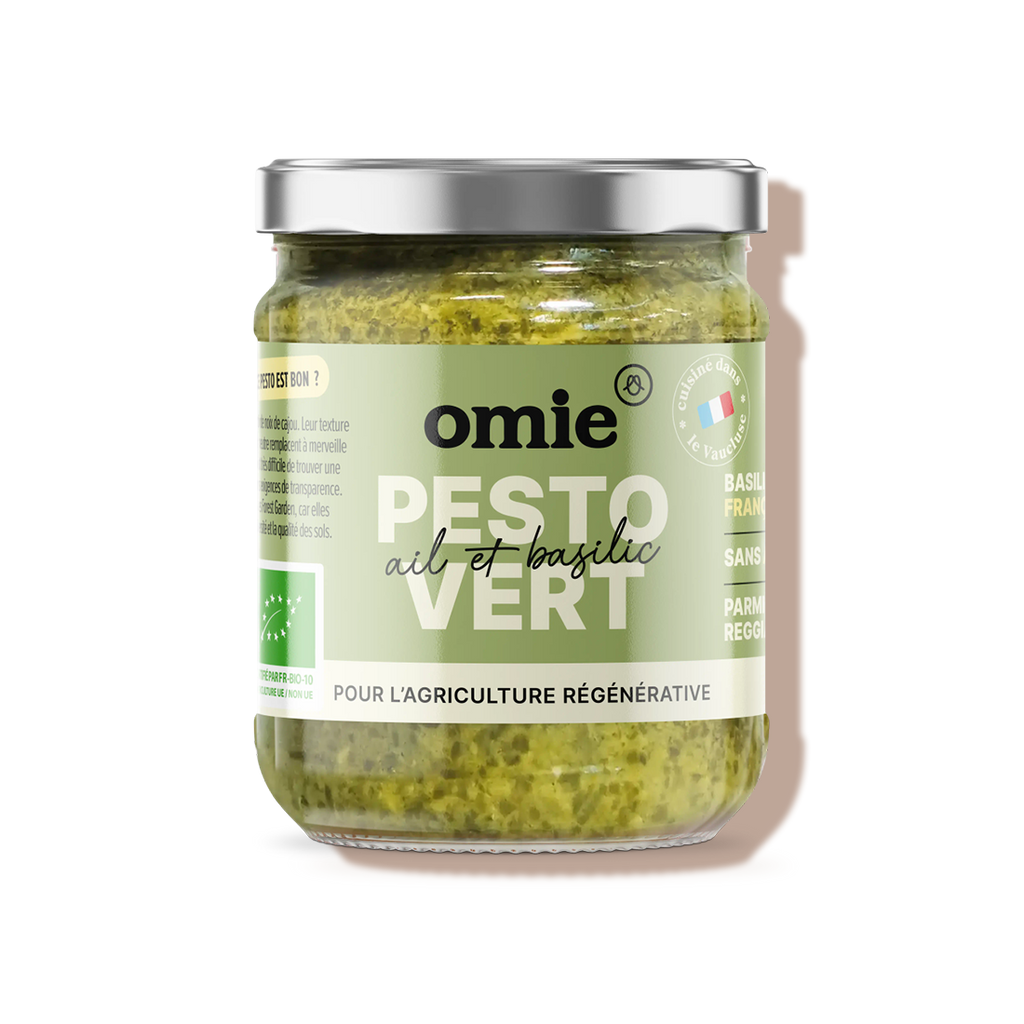 Pesto vert basilic français bio Omie & Cie