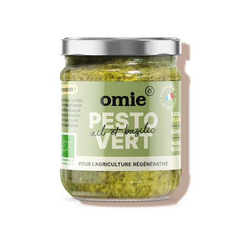 Pesto vert basilic français bio Omie & Cie