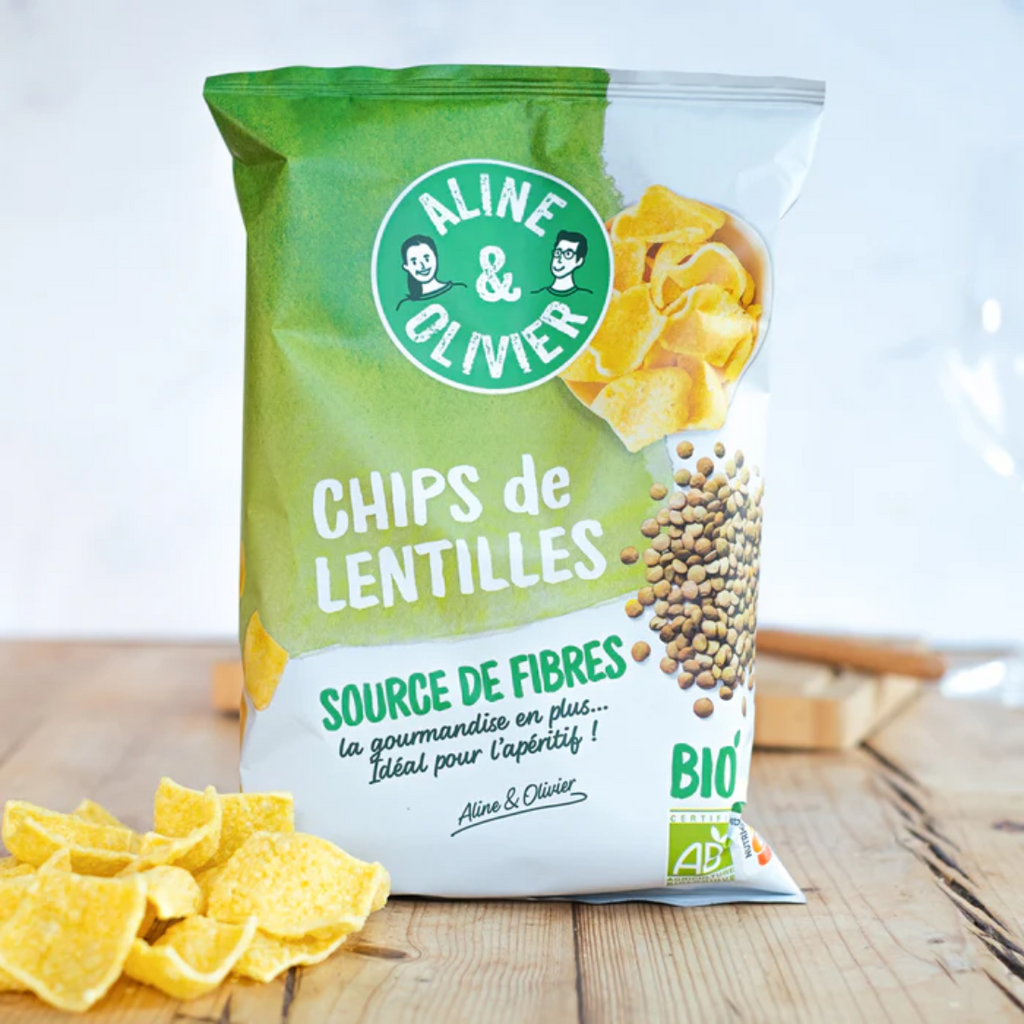 Image contexte 1 chips de lentilles bio