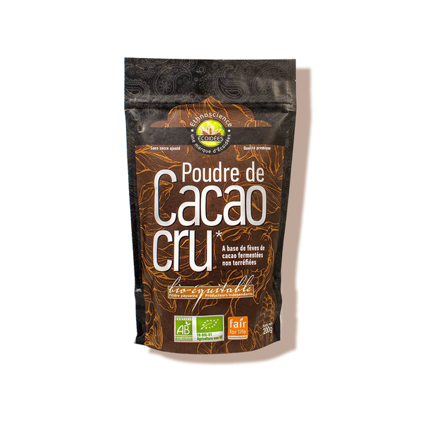 Poudre de cacao cru 200g Écoidées