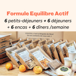 Formule Équilibre Actif 12 plats avec petit-déjeuner & collations