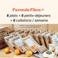 Formule Fibre + 6 plats avec petit-déjeuner & collations