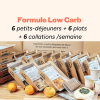 Formule Low Carb 6 plats avec petit-déjeuner & collations