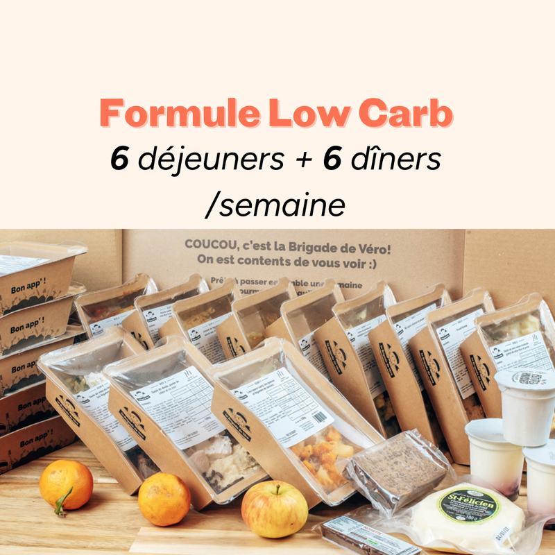 Formule Low Carb 12 plats