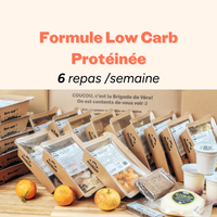 Formule Low Carb Protéinée 6 plats