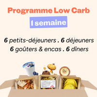 Formule Low Carb 12 plats avec petit-déjeuner & collations