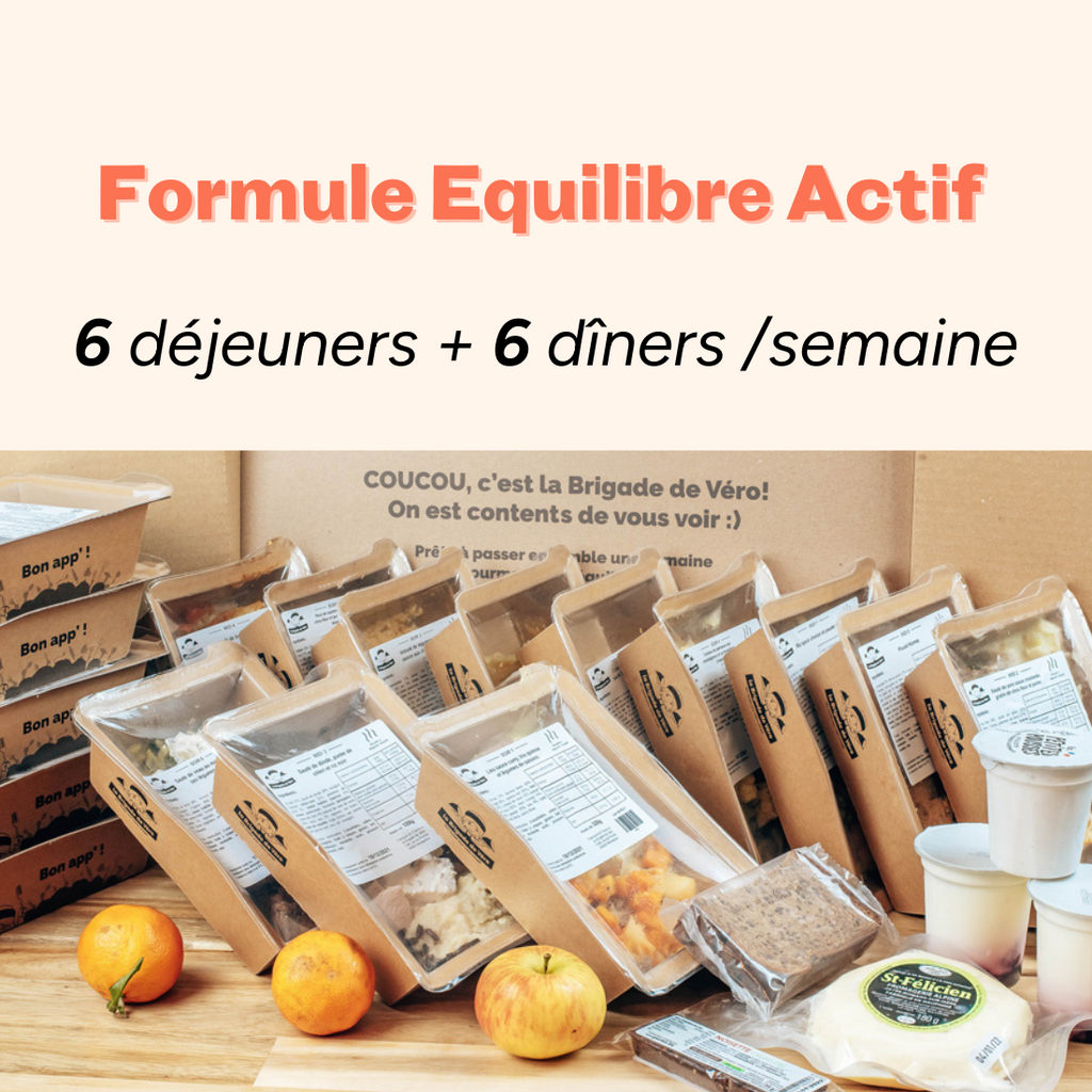 Formule Équilibre Actif 12 plats