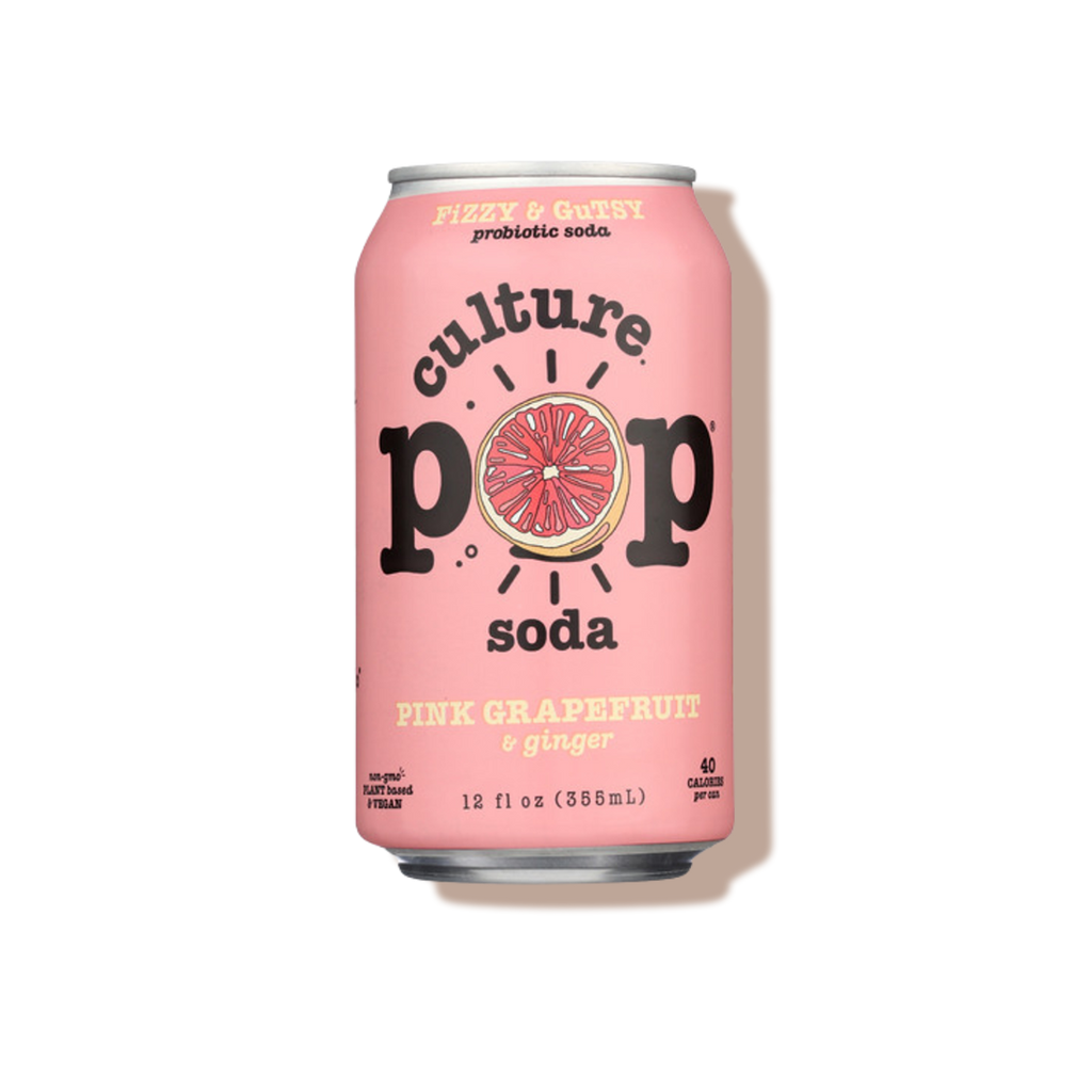 Soda probiotique pétillant pamplemousse rose - Culture Pop