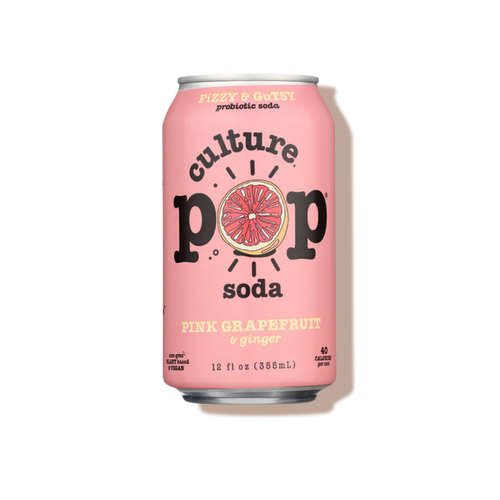 Soda probiotique pétillant pamplemousse rose - Culture Pop