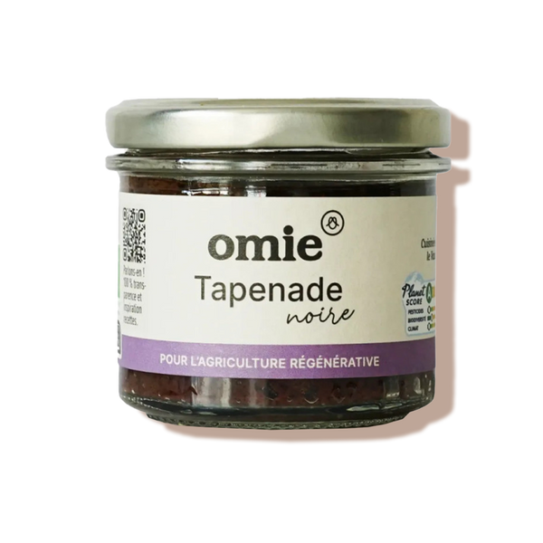 Tapenade d'olives noires 90g Omie 