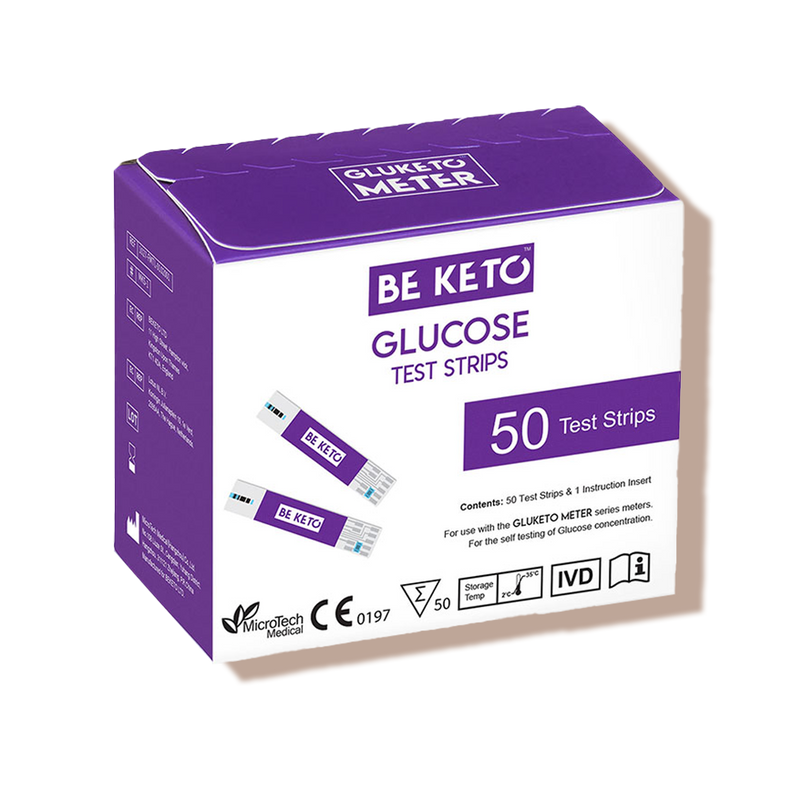 GluKeto Meter Tests de bandelettes de glucose 50 pcs.