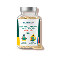 Ashwagandha bio 120 gélules Nutri & Co