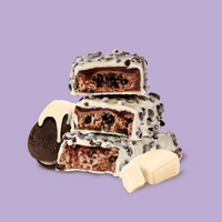 Barres chocolat blanc & cookie cream