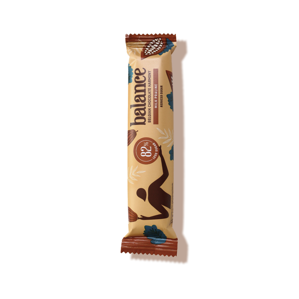 Barres chocolat au lait praliné