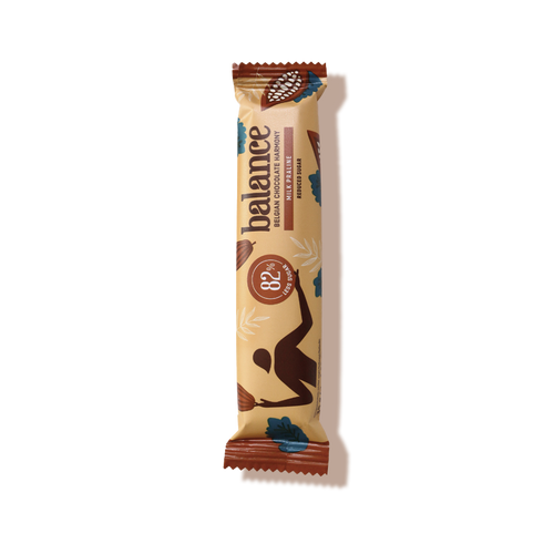 Barres chocolat au lait praliné