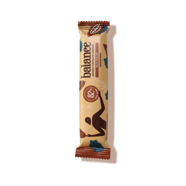 Barres chocolat au lait praliné